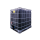 Zbiornik IBC 1000L czarny(UV) paleta plastik/metal ATEST DO WODY PITNEJ